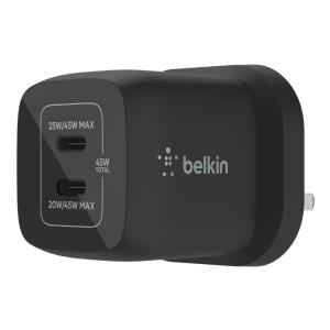 45w Pd Pps Dual USB-c Charger Black