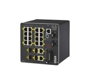 Cisco Industrial Ethernet 2000 Series Switch Managed 16x 10/100 (poe+) + 2x Combo Gigabit Sf