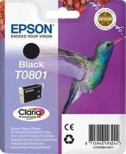 Ink Cartridge - T0801 Hummingbird - 7.4ml - Black