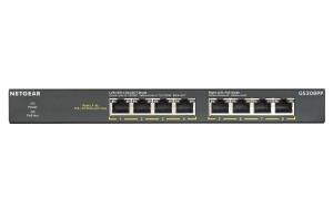 GS308PP Gigabit Ethernet 8-Port SOHO PoE+ Unmanaged Switch (83W)