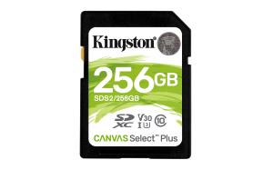 Sdxc Card - Canvas Select Plus - 256GB - C10 Uhs-i U3 V30