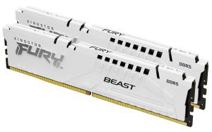 32GB Ddr5 5200mt/s Cl40 DIMM (kit Of 2) Fury Beast White Xmp