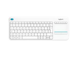 Wireless Touch Keyboard K400 Plus - White - Azerty Belgian