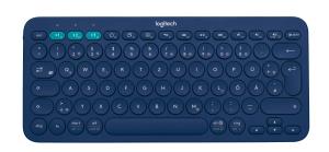 K380 Multi-device Bluetooth Keyboard Blue Qwertzu Swiss