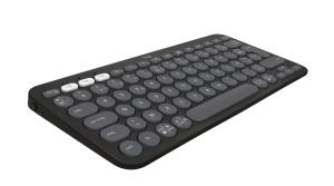 Pebble Keys 2 K380s - Compact Bluetooth Keyboard - Tonal Graphite - Azerty French