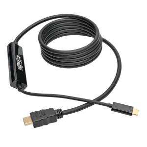 USB C TO HDMI ADAPTER CABLE 3840X2160 (4K X 2K) 30 HZ 6 FT.