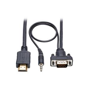 HDMI TO VGA 3.5MM ACTIVE VIDEO AUDIO CONVERTER CABLE M/M 0.91M