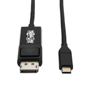USB-C TO DISPLAYPORT ADAPTER CBL TYPE-C LCK CNCTOR BLCK 1.83M