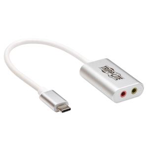 USB-C TYPE-C TO 3.5 MM STEREO AUDIO ADAPTER - USB 2.0SILVER