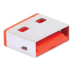 USB-A PORT BLOCKERS RED/10 PACK