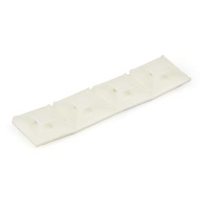 Cable Tie Mounts With Adhesive Tape For 0.13 In. (3.2 Mm) Wide Ties - 100 Pack