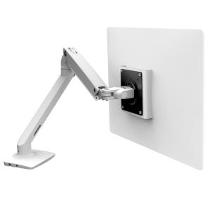 MXV Desk Monitor Arm (white) with 2-Piece Clamp