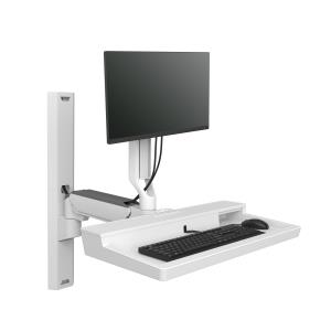 CareFit Combo System Keyboard & Monitor Mount Workstation - Shelf area