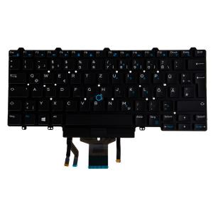 Notebook Keyboard - Backlit 82 Keys - Single Point - Qwertzu German For Latitude 7300