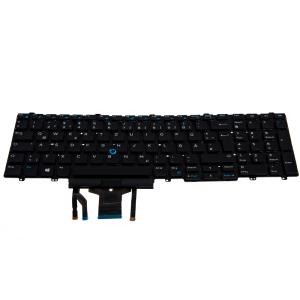 Notebook Keyboard - Non Backlit 103 Keys - Double Point - Qwertzu German For Latitude 5500 / Pws 3541