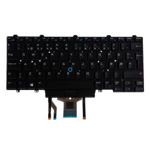Notebook Keyboard - Single Point  - Non Backlit 83 Keys - Nordic Europe For Latitude 3190 2-in-1