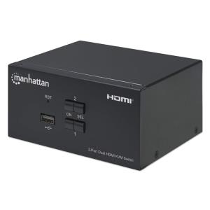 KVM Switch Dual-Monitor HDMI 2-Port