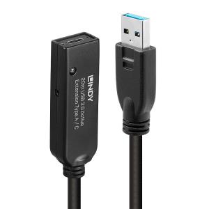 Cable Active Extension - USB 3.0-a - USB-c - Black - 20m