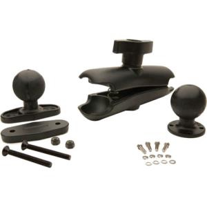 Ram Mount Kit Flat Clamp Base Medium Arm 8.5 Inches (215mm) Ball For Vehicle Dock Rear