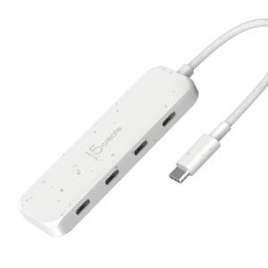 USB-c Hub - USB-c To 4x USB Type-c Gen 2 Hub - Pure White