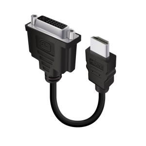 HDMI (M) to DVI-D (F) Adapter Cable - Male to Female - 15cm