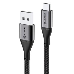 USB-C TO USB-A Cable Space Grey 0.3M